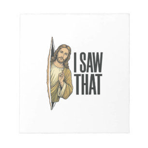Grappig Religieus Ik Zag Dat Vintage Notitieblok
