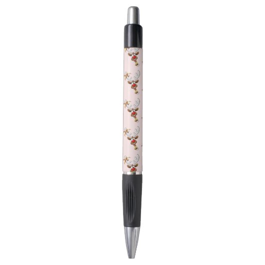 Grappig rendier glurend Kerstmeme Pen (Voorkant Verticaal)