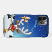 Grappig rendier gluurt Kerstmis meme Case-Mate iPhone Case (Achterkant (horizontaal))