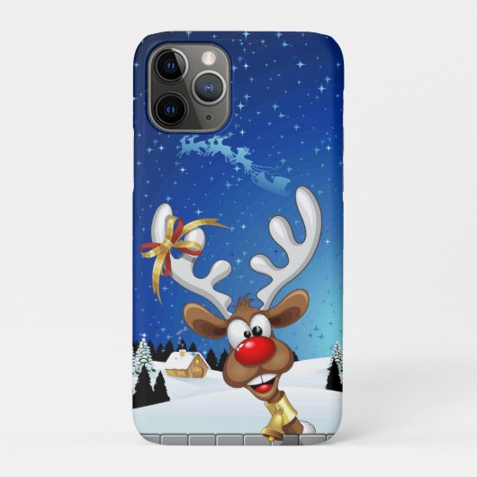 Grappig rendier gluurt Kerstmis meme Case-Mate iPhone Case (Achterkant)