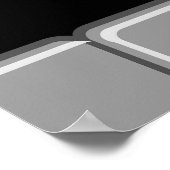 Grappig rendier gluurt Kerstmis meme Poster (Hoek)