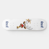 Grappig rendier gluurt Kerstmis meme Skateboard (Horizontaal)