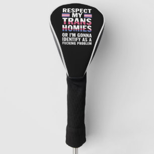 Grappig Respecteer Mijn Trans Homies Gay Pride Maa Golfheadcover