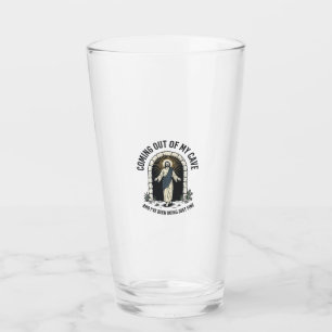 Grappig Resurrection Cave Citaat Vintage Gravure D Glas