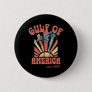 Grappig Retro 2025 Grunge Design, Golf van Verenig Ronde Button 5,7 Cm