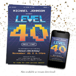 Grappig Retro 80s 40e verjaardagsfeestje Kaart