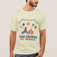 Grappig Retro Anti War Statement T-shirt