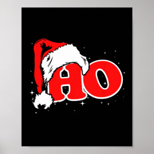 Grappig, Retro, Ho, Kerstmis, Kerstman Waar Zijn M Poster