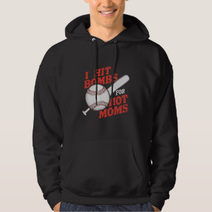 Grappig Retro Honkbal Ik Sla Bombardementen Voor H Hoodie