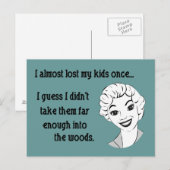 Grappig Retro Mom Briefkaart (Voorkant / Achterkant)