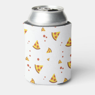 Grappig Retro Pepperoni Pizza Minimalistisch Patro Blikjeskoeler