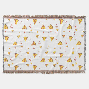 Grappig Retro Pepperoni Pizza Minimalistisch Patro Deken