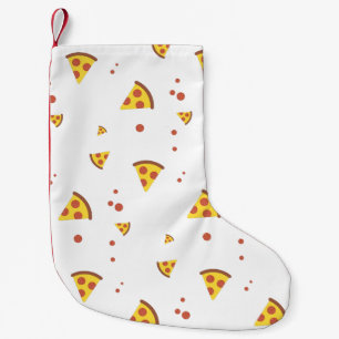 Grappig Retro Pepperoni Pizza Minimalistisch Patro Kleine Kerstsok