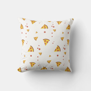 Grappig Retro Pepperoni Pizza Minimalistisch Patro Kussen