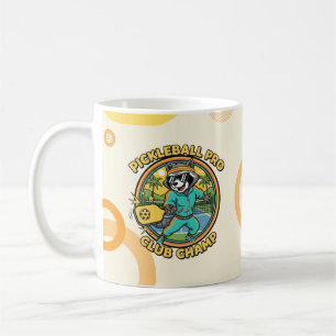 Grappig Retro Pickleball Wasbeer Cadeau Koffiemok