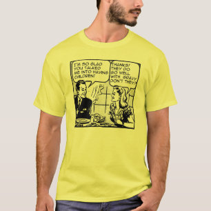 Grappig Retro T-shirt voor Ouders Humor