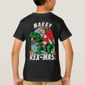 Grappig REX-Max Kerst Kind T-shirt (Achterkant)