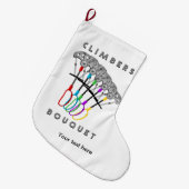 Grappig Rock Klimboeket Grote Kerstsok (Voorkant (Hangend))