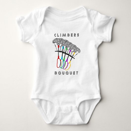 Grappig Rock Klimboeket Romper (Voorkant)