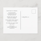 Grappig Rockin' in de buitenwijken We hebben verhu Aankondigingskaart (Achterkant)