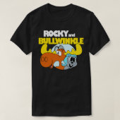 Grappig Rocky en Bullwinkle T-shirt (Design voorkant)