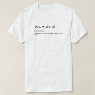 Grappig roeien woordenboek definitie aseptisch t-shirt