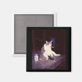 Grappig Roken Meme Sigaret Kitten Brainrot Gekke Magneet (Voorkant / Achterkant)