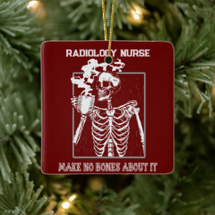 Grappig Röntgenstraal  Medisch Werk Radiologie RN Keramisch Ornament