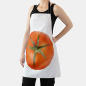 Grappig rood tomatenkeukenschort. schort (Insitu)