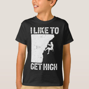 Grappig Rotsklimmen Voor Mannen Vrouwen Berg Binne T-shirt