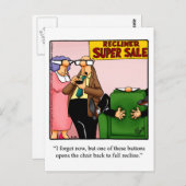 Grappig "Rough Day"? Briefkaart "Spectickles" (Voorkant / Achterkant)