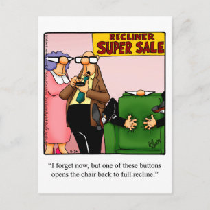 Grappig "Rough Day"? Briefkaart "Spectickles"