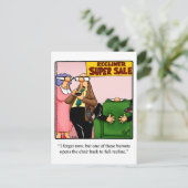 Grappig "Rough Day"? Briefkaart "Spectickles" (Staand voorkant)