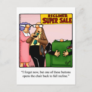 Grappig "Rough Day"? Briefkaart "Spectickles"