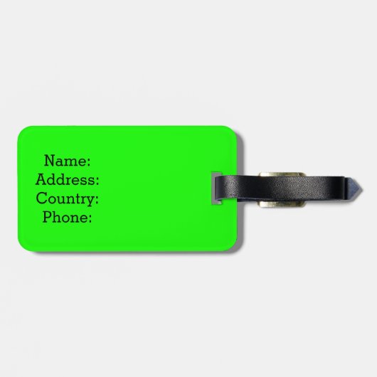 GRAPPIG ROZE JE ZIET ER NIET UIT ALS MIJN BAASJE BAGAGELABEL (Achterkant horizontaal)