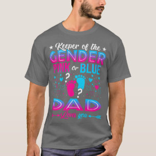 Grappig roze of blauw vader houdt van je seksespec t-shirt