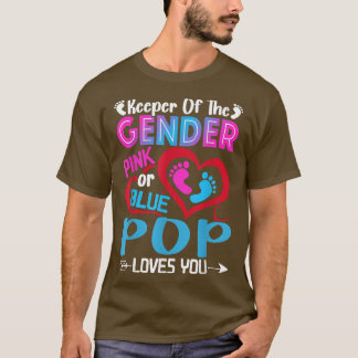 Grappig roze of blauwe Pop houdt van je seksespeci T-shirt