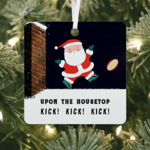 Grappig Rugby Collectible Keramisch Ornament