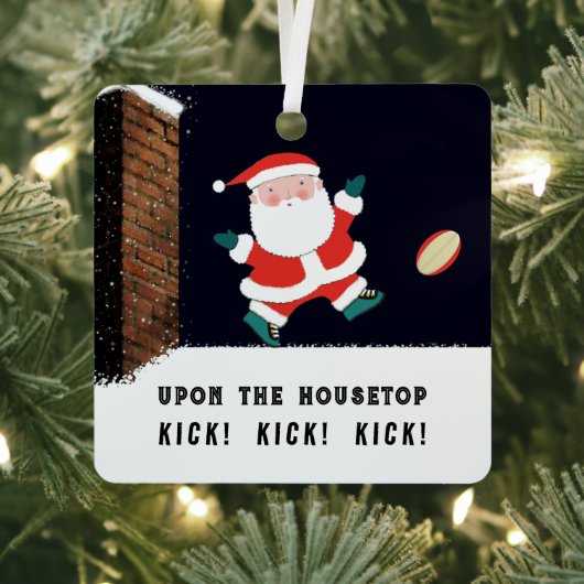 Grappig Rugby Collectible Keramisch Ornament (Insitu)