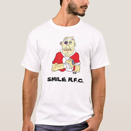 grappig rugbyT T-shirt (Voorkant)