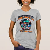 Grappig Ruimtedinosaurus Alien Astronaut T-Shirt (Voorkant)