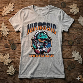 Grappig Ruimtedinosaurus Alien Astronaut T-Shirt