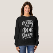 Grappig Running Shirt Vrienden Marathon Runners Ca (Voorkant volledig)