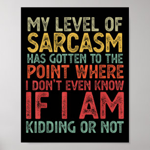 Grappig S voor Mannen Vrouwen Volwassen Dark Humor Poster