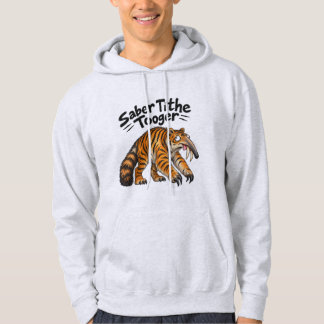 Grappig Saber Tithe Tooger Sweatshirt voor Volwass
