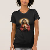 Grappig Saint Melania gebed T-shirt (Voorkant)