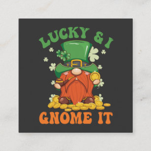 Grappig Saint Patrick's geluk en ik ga het Iers Informatiekaartje