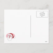 Grappig Santa custom briefkaart (Achterkant)