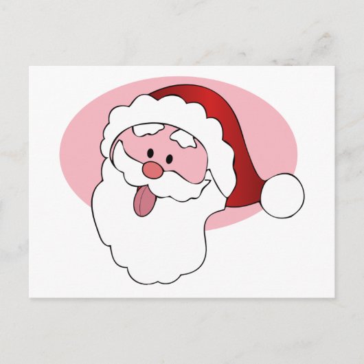 Grappig Santa custom briefkaart (Voorkant)