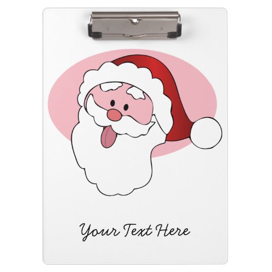 Grappig Santa custom klembord (Voorkant)